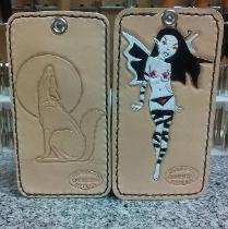 luggage tag with fairy